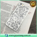 Bling Gold Foil Pattern Clear Soft TPU Back Cover For HTC One A9 Case